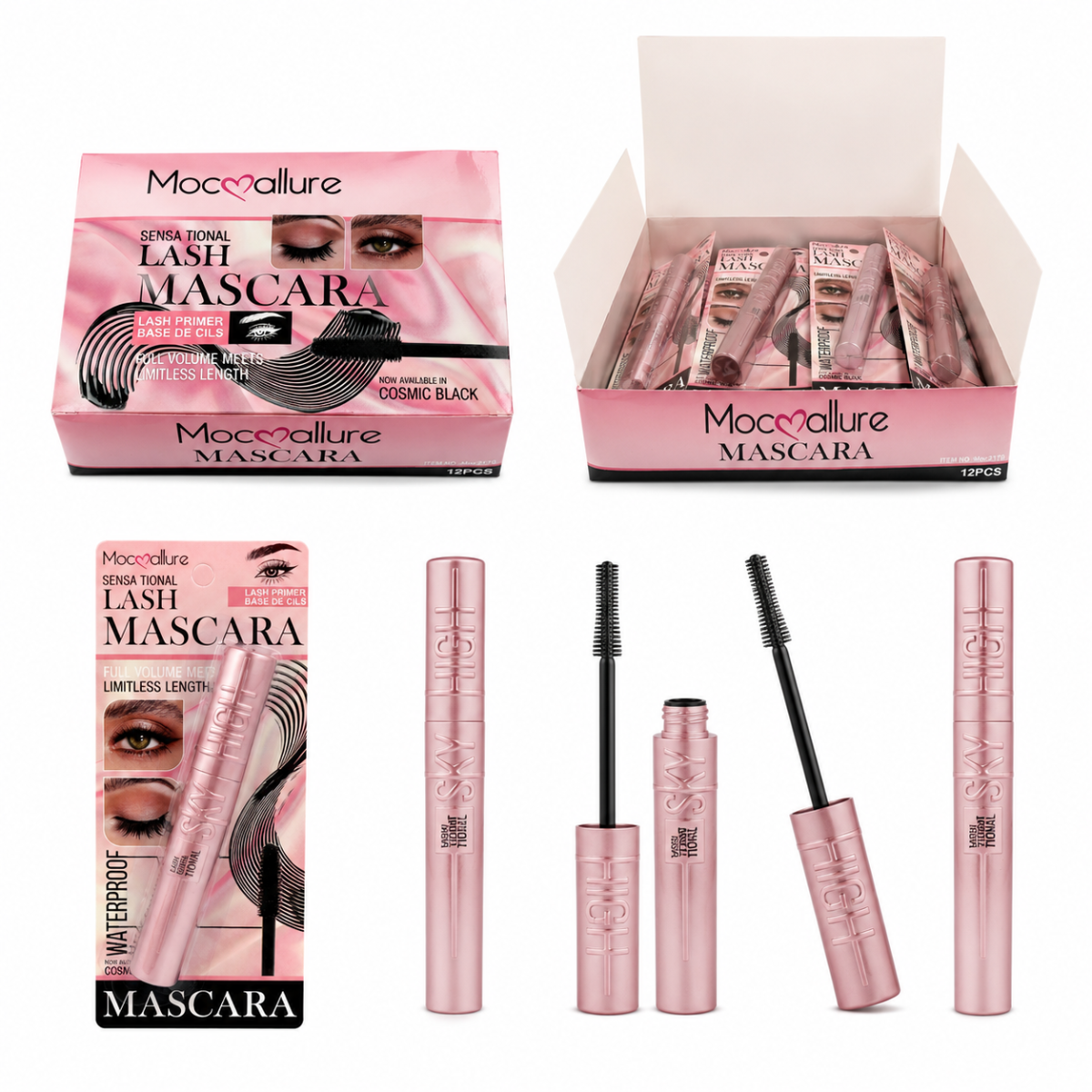 Rímel para Pestañas Mocmallure Waterproof