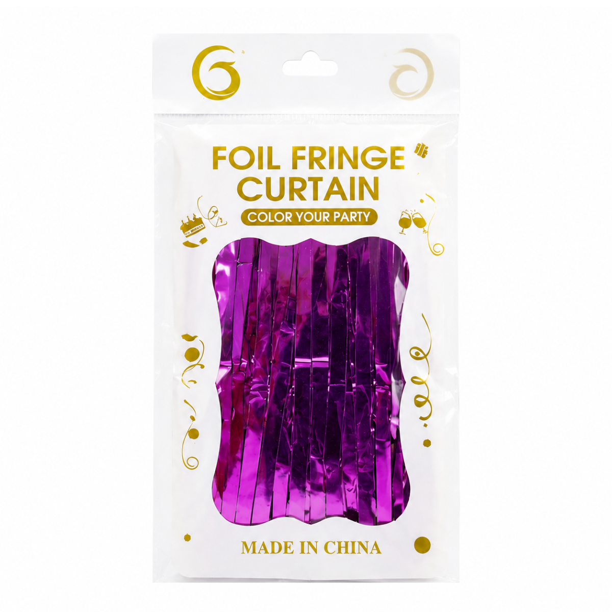 Cortina Metálica Decorativa para Fiesta