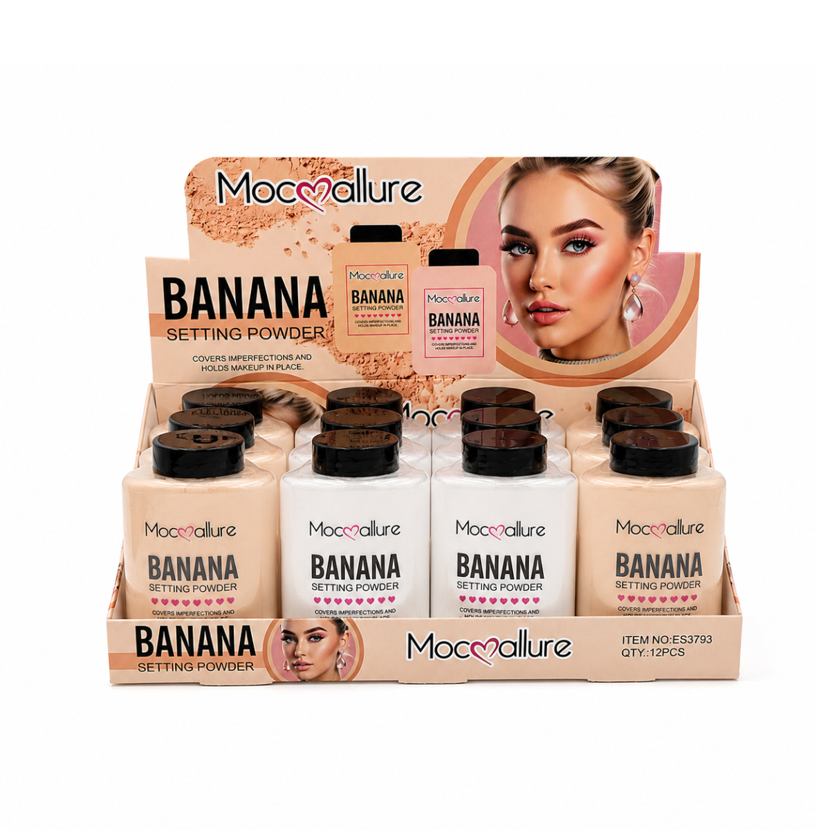 Polvo Banana Sellador para Maquillaje