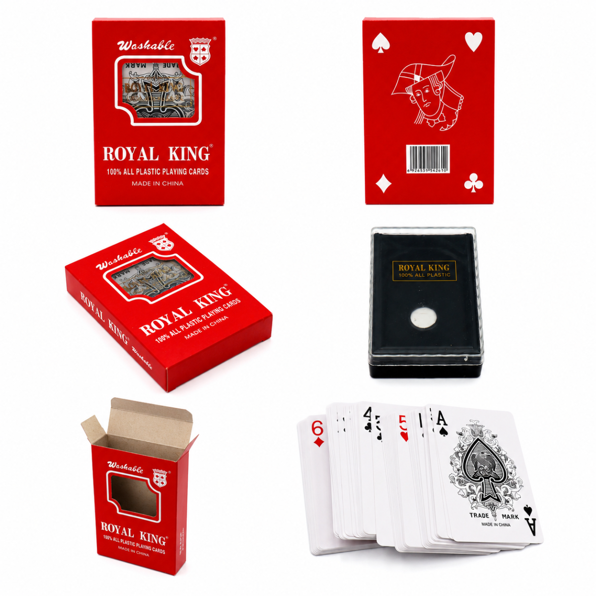 Baraja Royal King 100% Plástico Lavable