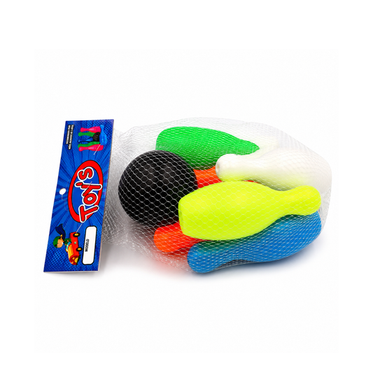 Juego de Boliche Chico con 6 Pinos y Bola