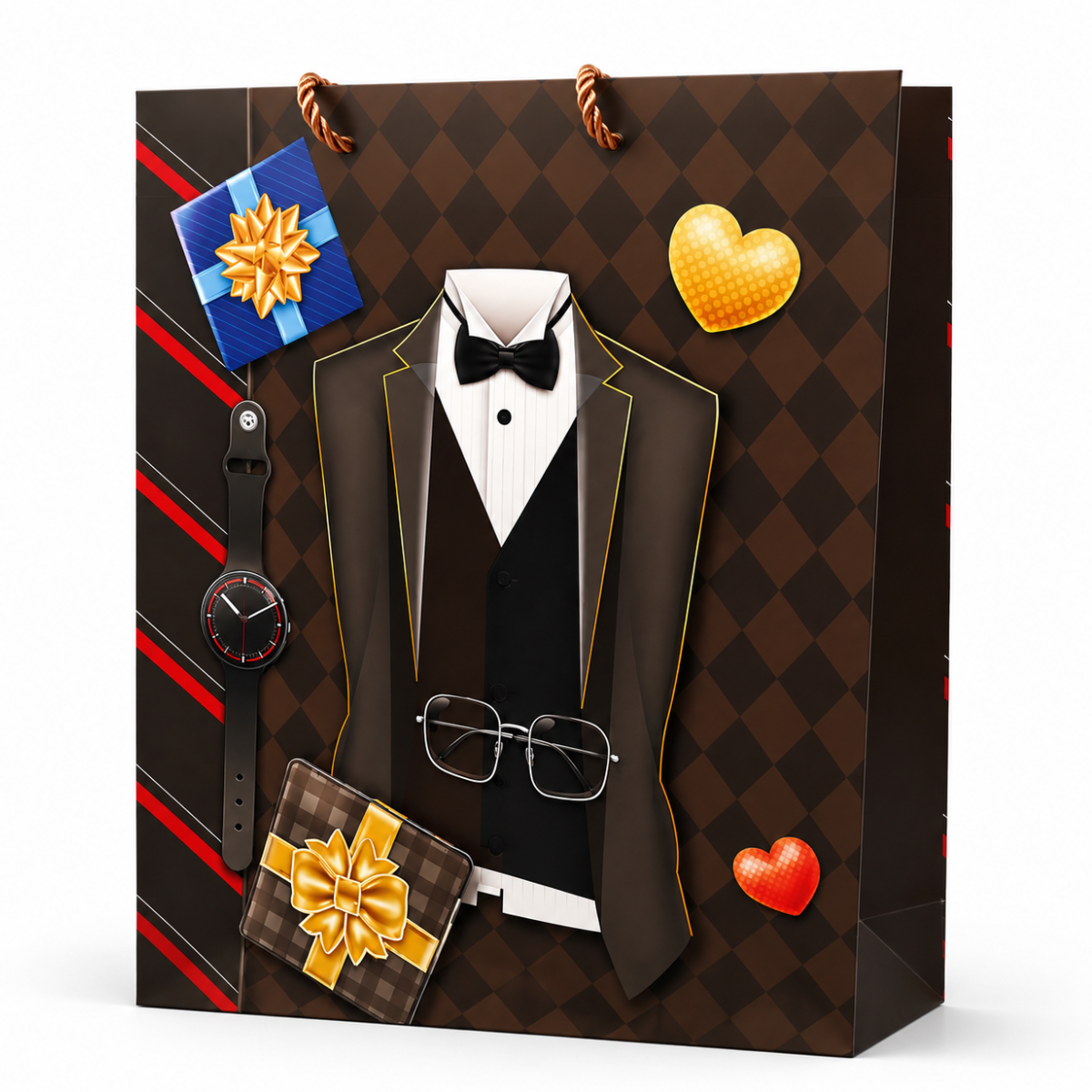 Bolsa de Regalo 3D Grande 40X12x31cm