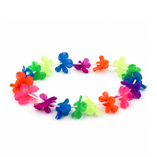 Collares Hawaianos Fluorescentes para Fiesta