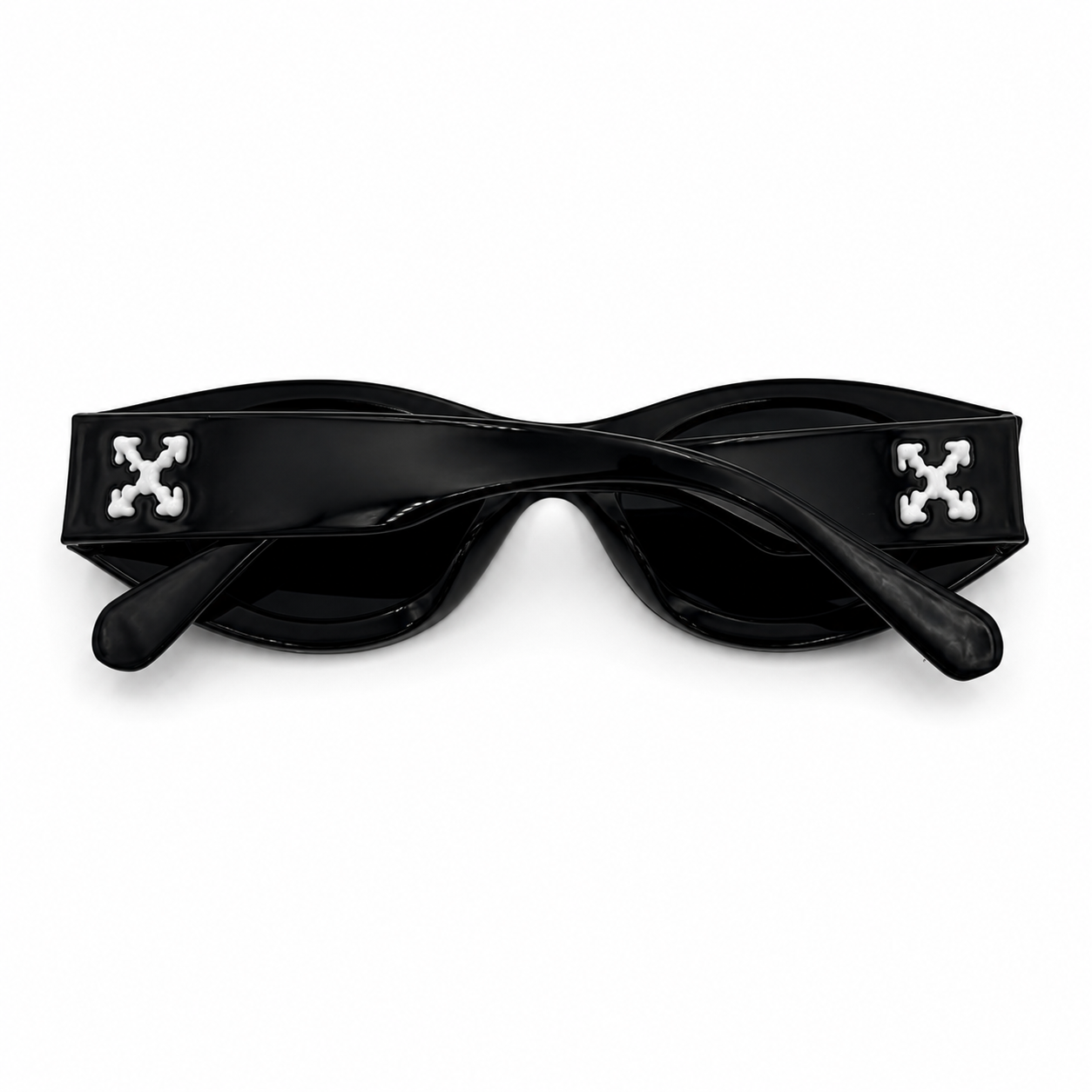 Lentes de Sol Negros Vintage