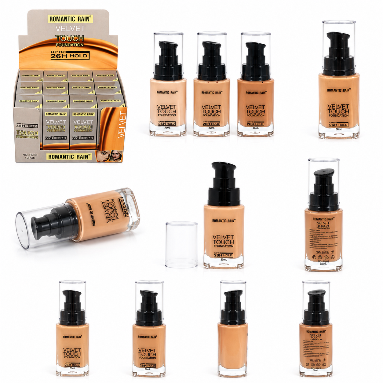 Base de Maquillaje Liquida de Larga Duración