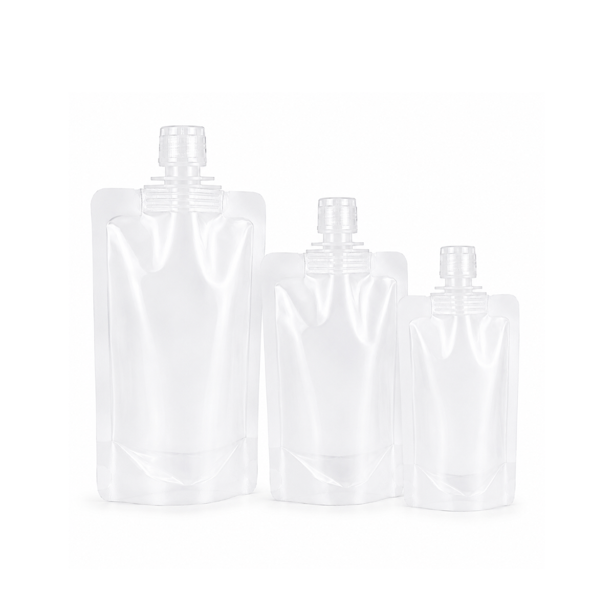 Kit de Envases Reutilizables con Boquilla Para Liquidos