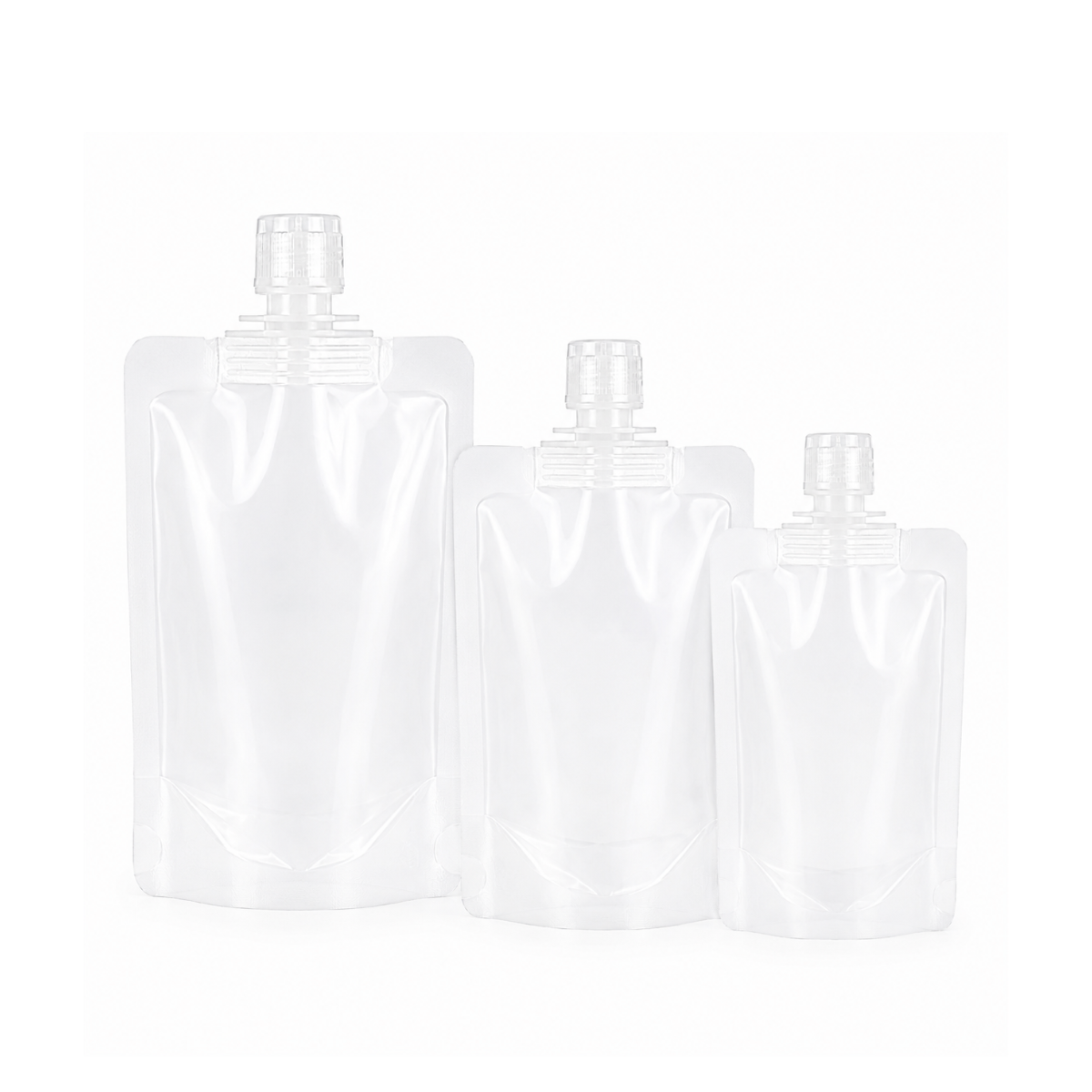 Kit de Envases Reutilizables con Boquilla Para Liquidos