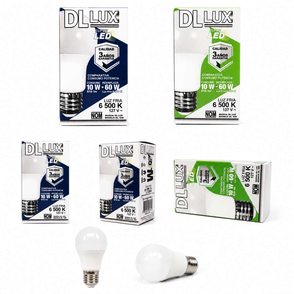 Foco LED 10W Luz Fría 6500K