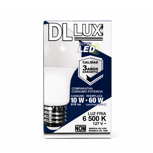 Foco LED 10W Luz Fría 6500K