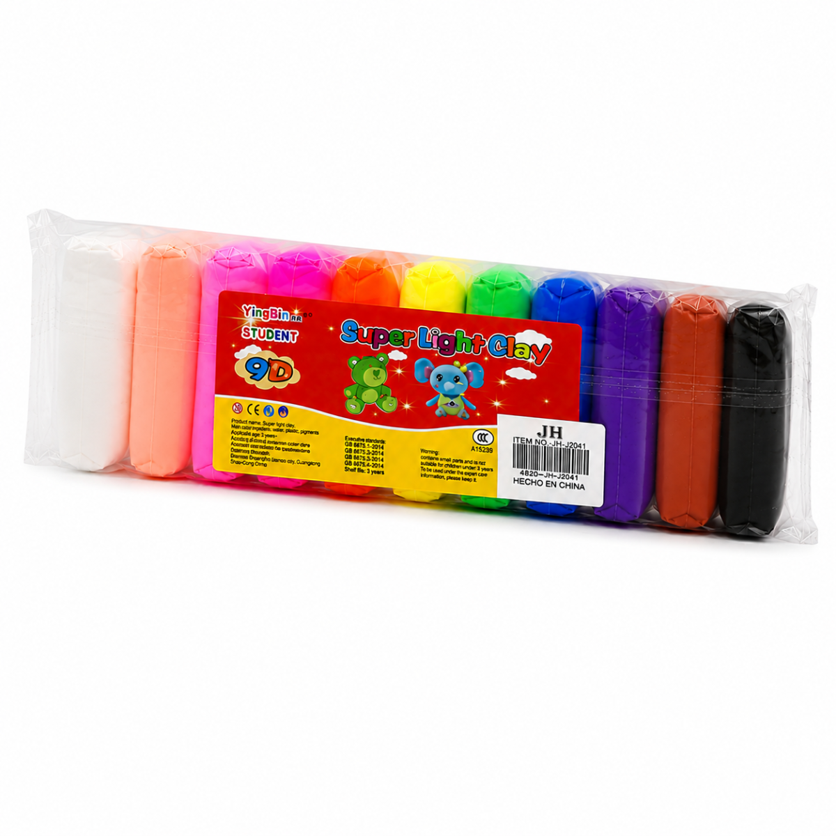 Foamy Moldeable Super Light Clay 12 Colores
