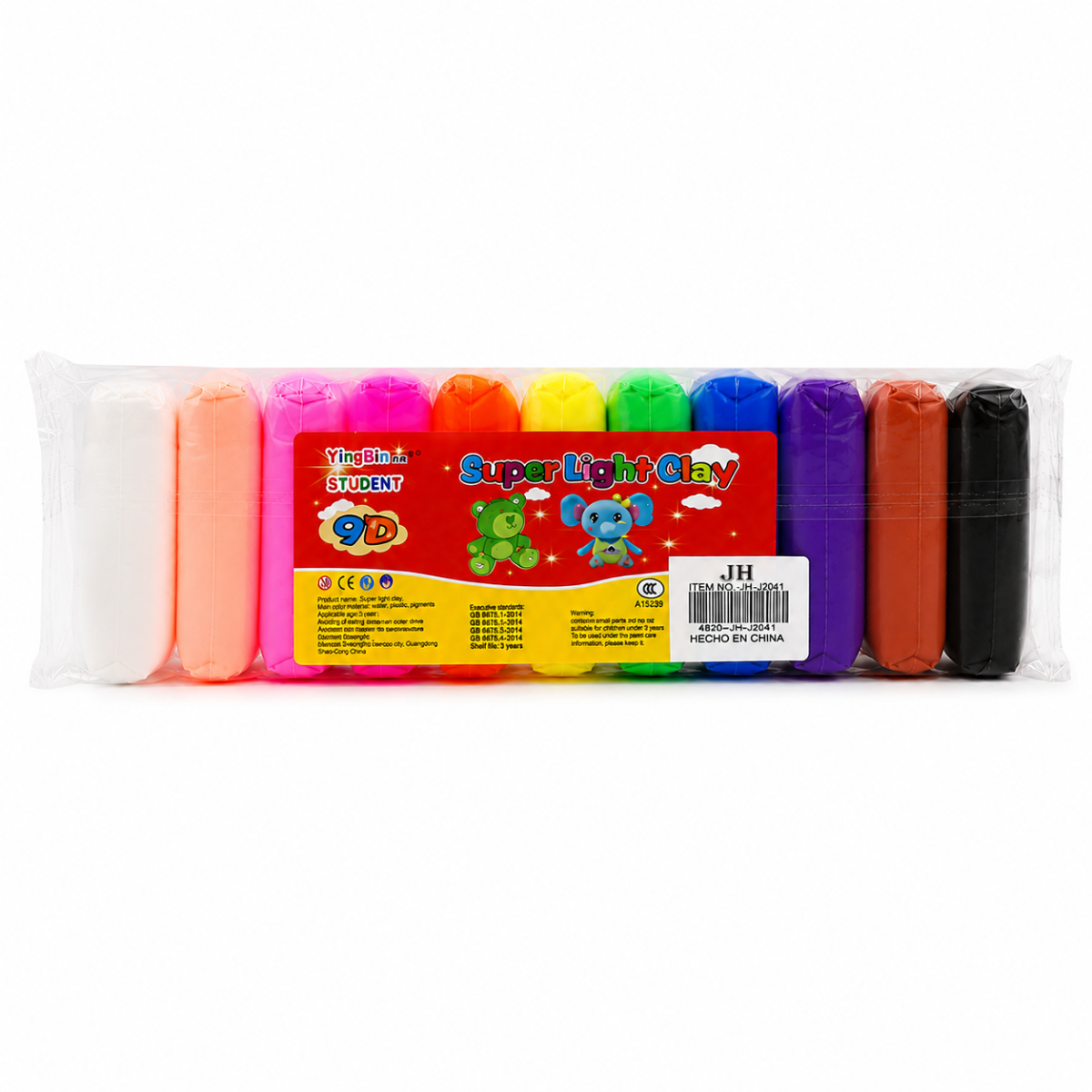 Foamy Moldeable Super Light Clay 12 Colores