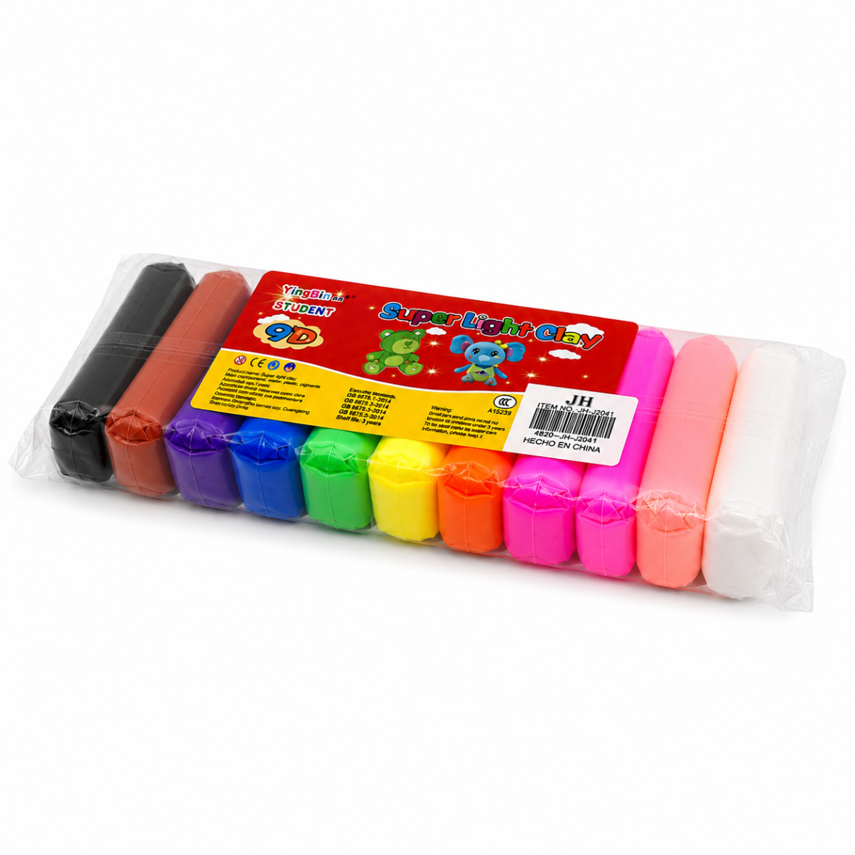 Foamy Moldeable Super Light Clay 12 Colores