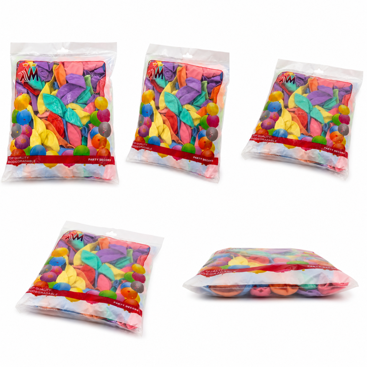 Bolsa de Globos de Látex Colores Surtidos Para Fiestas