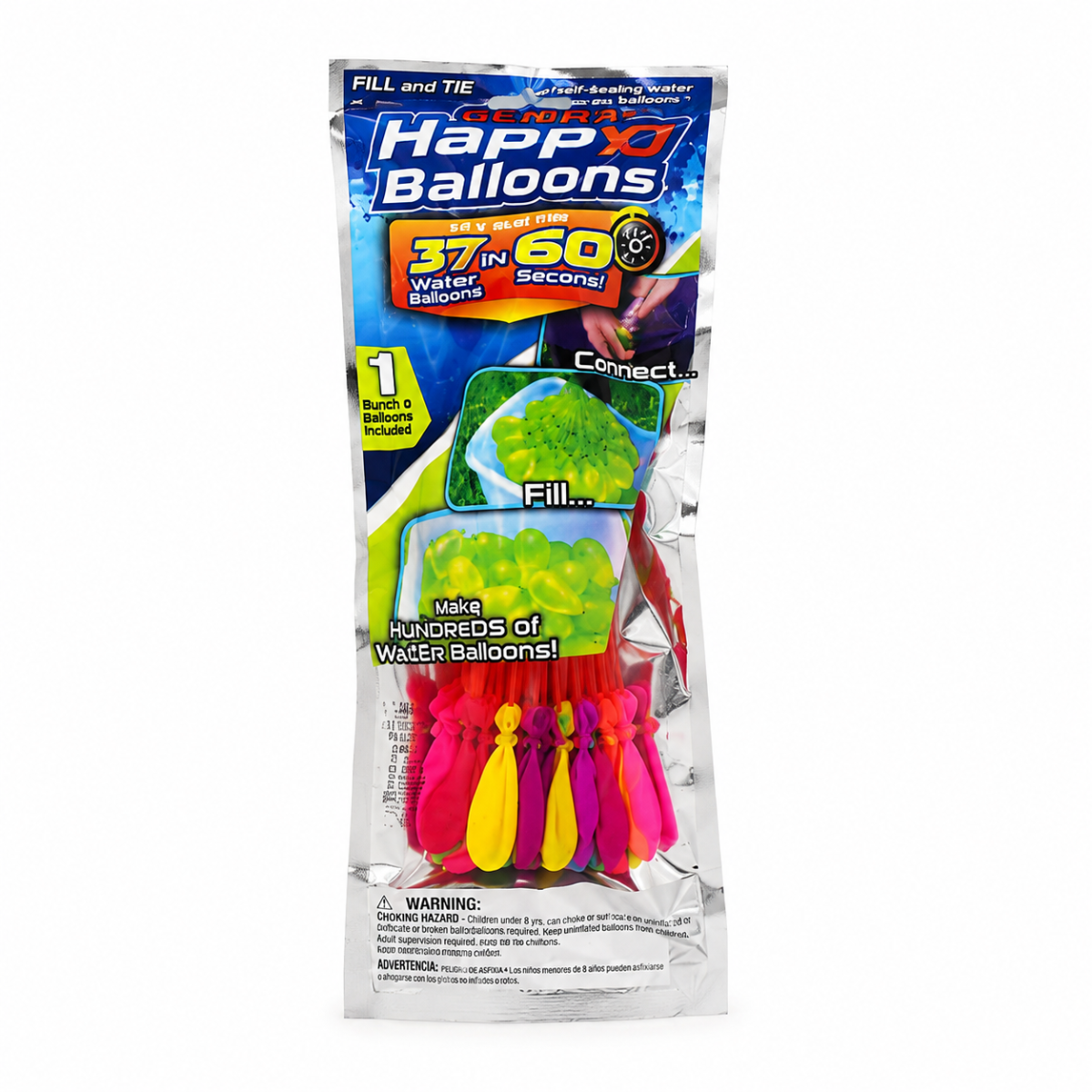 Globos de Agua de Llenado Rápido 37 Globos en 60 Segundos