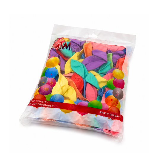 Bolsa de Globos de Látex Colores Surtidos Para Fiestas