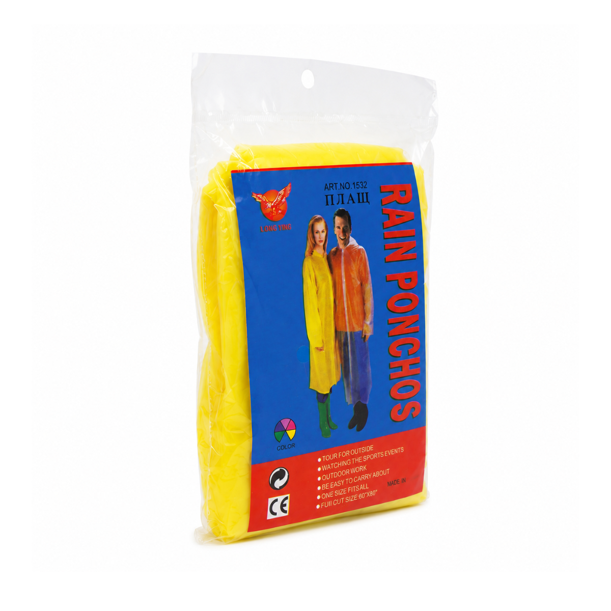 Impermeable Desechable para Adulto con Capucha