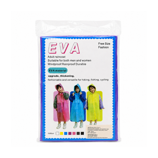 Impermeable Infantil con Capucha Reutilizable