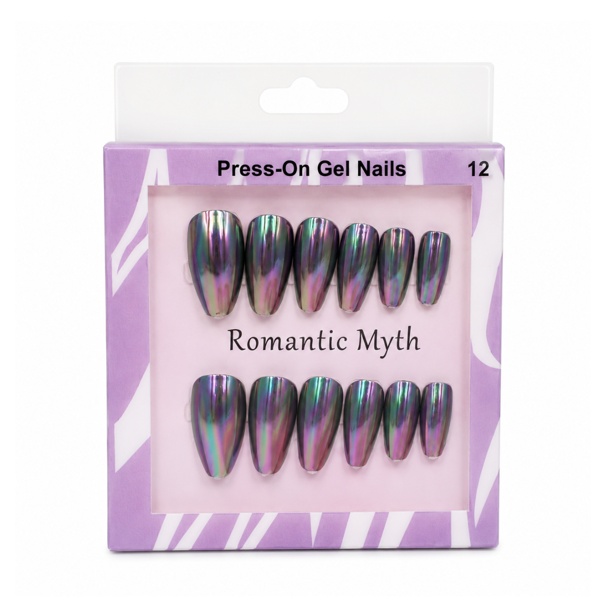Uñas Postizas Efecto Tornasol