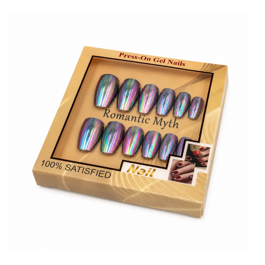 Uñas Postizas Efecto Tornasol