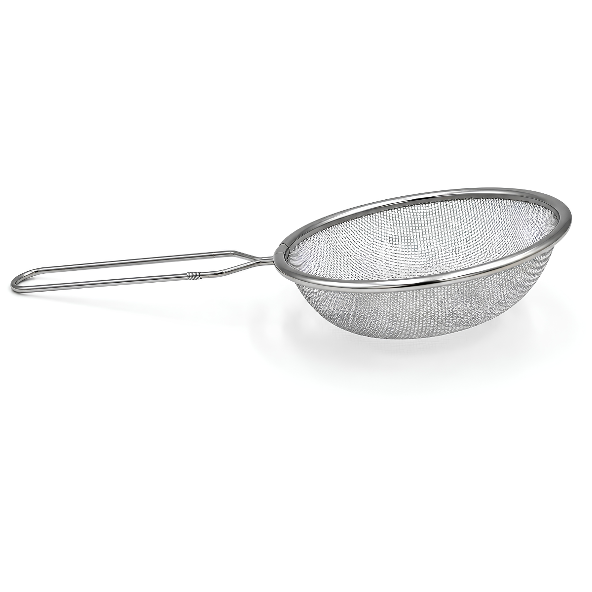 Colador de Malla de Acero Inoxidable con Mango